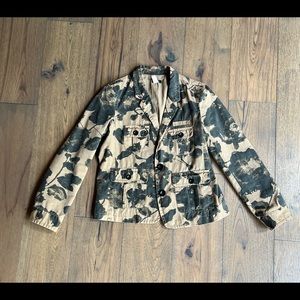 J.Crew Floral Camo Blazer, Small